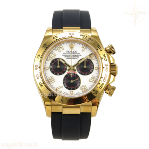 Daytona 116518 QF White/Black Numeral Dial on Oysterflex Strap SA4130 V11 (Gain Weight) 160g