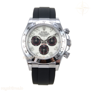 Daytona 116519 QF White/Black Numeral Dial on Oysterflex Strap SA4130 V11 (Gain Weight) 160g