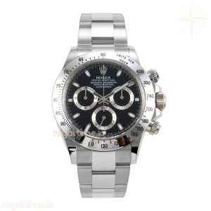Daytona 116520 VF 904L SS Case and Bracelet Black Dial DD4130