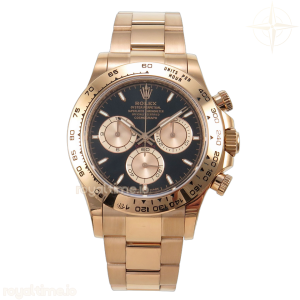 Daytona 126505 AVF Black/RG Dial on RG Bracelet DD4131 (Mod)