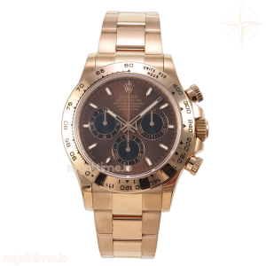 Daytona 126505 AVF Brown/Black Dial on RG Bracelet DD4131 (Mod)