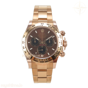 Daytona 126505 BTF Brown/Black Dial on RG Braclet DD4131 (Weighted) 220g