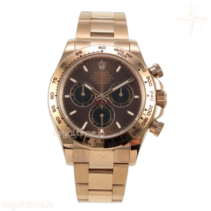 Daytona 126505 RG UFO Brown/Black Dial on RG Bracelet UF4131 (Free Sprung)