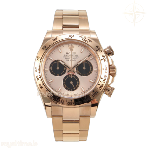 Daytona 126505 RG UFO RG/Black Dial on RG Bracelet UF4131 (Free Sprung)