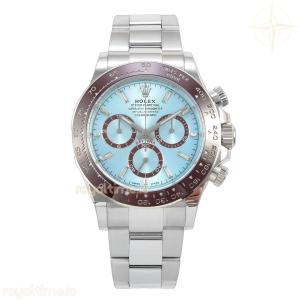 Daytona 126506 AVF Ice Blue Crystal Dial on Bracelet DD4131 (Mod)