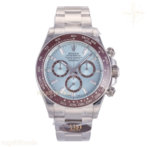 Daytona 126506 JF 904L Steel Ice Blue Crystal Dial on SS Bracelet JH4131 (Free Sprung)