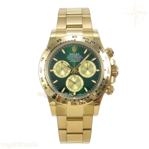 Daytona 126508 AVF Green/YG Dial on YG Bracelet DD4131 (Mod)