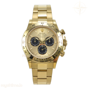 Daytona 126508 AVF YG/Black Stick Dial on YG Bracelet DD4131 (Mod)