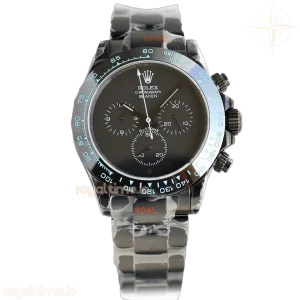 Blaken Daytona Matt Black with Blue Tachymeter