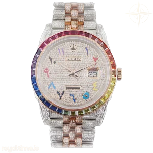 Datejust 41 126300 Diamond Dial Arabic Markers in Rose Gold on Jubilee Bracelet