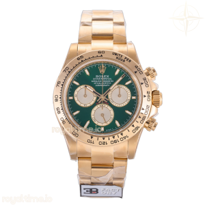 Daytona 126508 YG 3BF 904L Steel YG/Black Dial on YG Bracelet JH4131 Weighted 220g