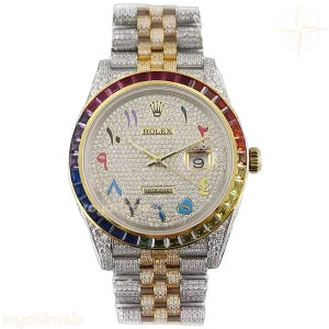 Datejust 41 126300 Diamond Dial Arabic Markers in Yellow Gold on Jubilee Bracelet