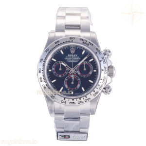 Daytona 126509 3BF 904L Steel Blue Dial on SS Bracelet JH4131 Weighted 220g