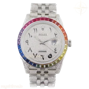 Datejust 41 126300 Diamond Dial Arabic Markers on Jubilee Bracelet