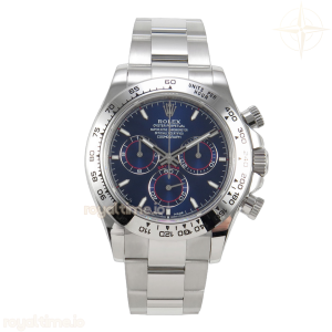 Daytona 126509 904L SS UFO Blue Dial Stick Marker On 904L SS Bracelet UF4131 (Free Sprung)