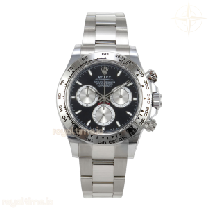Daytona 126509 BTF Black/Silver Stick Dial on SS Braclet DD4131 (Weighted) 220g