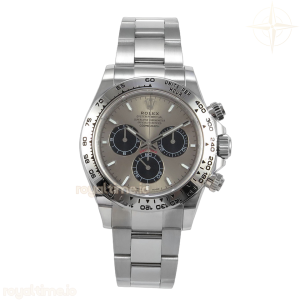 Daytona 126509 BTF Gray/Black Dial on SS Braclet DD4131 (Weighted) 220g