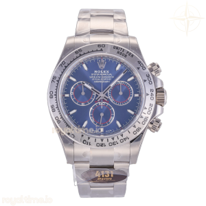 Daytona 126509 JF 904L Steel Blue Dial on SS Bracelet JH4131 (Free Sprung)