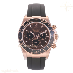 Daytona 126515 3BF Brown Dial Sticks Markers on Oysterflex Strap Weighted 160g
