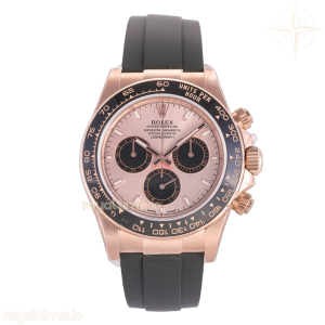 Daytona 126515 3BF RG/Black Dial Sticks Markers on Oysterflex Strap Weighted 160g