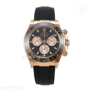 Daytona 126515 ARF Black/RG Stick Dial on Oysterflex Strap DD4131 V2 (Weighted)