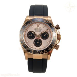 Daytona 126515 QF RG/Black Dial on Oysterflex Strap JH4131 V18 (Free Sprung) Weighted 157g