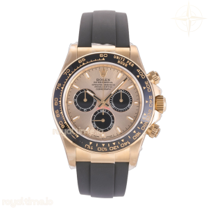 Daytona 126518 3BF YG/Black Dial Sticks Markers on Oysterflex Strap Weighted 160g