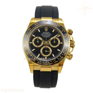 Daytona 126518 QF Black Dial on Oysterflex Strap JH4131 V18 (Free Sprung) Weighted 157g