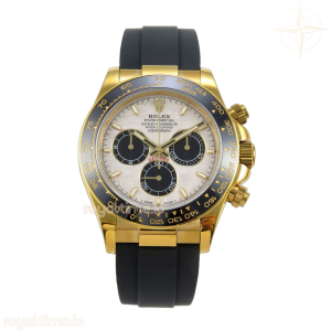 Daytona 126518 QF Meteorite Dial on Oysterflex Strap JH4131 V18 (Free Sprung) Weighted 157g