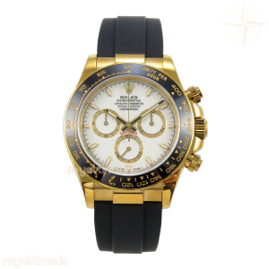 Daytona 126518 QF White Dial on Oysterflex Strap JH4131 V18 (Free Sprung) Weighted 157g