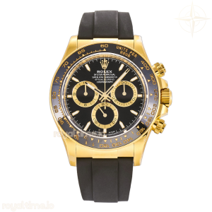 Daytona 126518 TMF Black Stick Dial on Oysterflex Strap DD4131