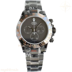 Blaken Daytona Matt Black with Orange Tachymeter