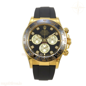 Daytona 126518 TMF Black/YG Diamonds Dial on Oysterflex Strap DD4131(162g)
