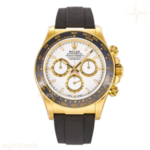 Daytona 126518 TMF White Dial on Oysterflex Strap DD4131