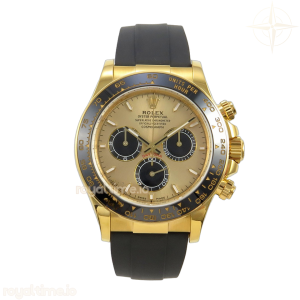 Daytona 126518 TMF YG/Black Dial on Oysterflex Strap DD4131(162g)