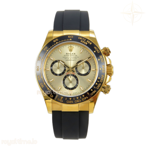 Daytona 126518 UFO YG Stick Dial on Oysterflex Strap UF4131