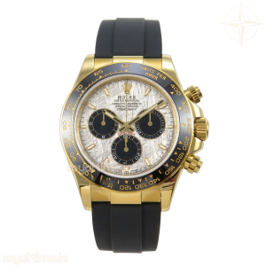 Daytona 126518 YG 3CF Meteorite Dial on Oysterflex Strap DD4131 (Gain Weight)