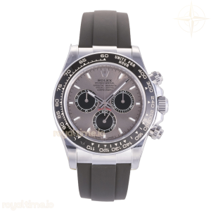 Daytona 126519 3BF Gray/Black Dial Sticks Markers on Oysterflex Strap Weighted 160g