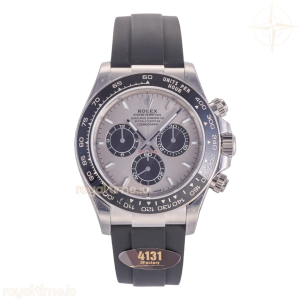 Daytona 126519 JF Gray/Black Dial on Oysterflex Strap JH4131 (Free Sprung)