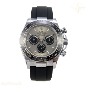 Daytona 126519 QF Gray/Black Dial on Oysterflex Strap JH4131 V18 (Free Sprung) Weighted 157g
