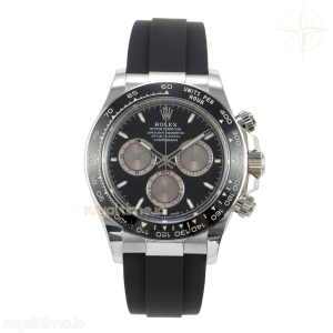Daytona 126519 SS Clean Plus Black/Gray Dial on Black Rubber Strap DD4131