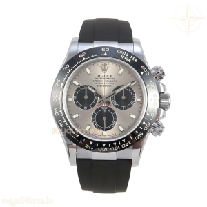 Daytona 126519 TMF Gray/Black Dial on Oysterflex Strap SH4131 (Weighted)