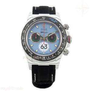 Daytona DIW Porsche 911 s/t White Carbon DIWF Blue Dial on Black Nylon Strap DD4801