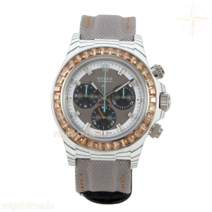 Daytona DIW White Carbon Case DIWF Edition Gray/Black Crystal Dial Crystal Bezel on Gray Nylon Strap DD4801