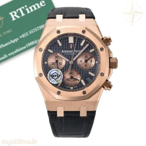 Audemars Piguet Royal Oak 26239 RG APSF Blue Dial on Blue Leather Strap SA4401 Super Clone