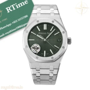 Audemars Piguet Royal Oak 15510 SS APSF Green Dial on SS Bracelet SA4302 Super Clone V3